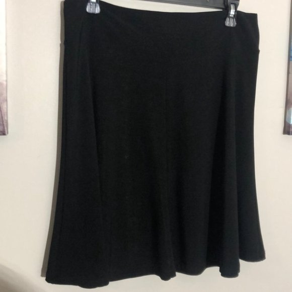 Brenda Beddome Black Skater/Gathered Style Skirt - Picture 3 of 7
